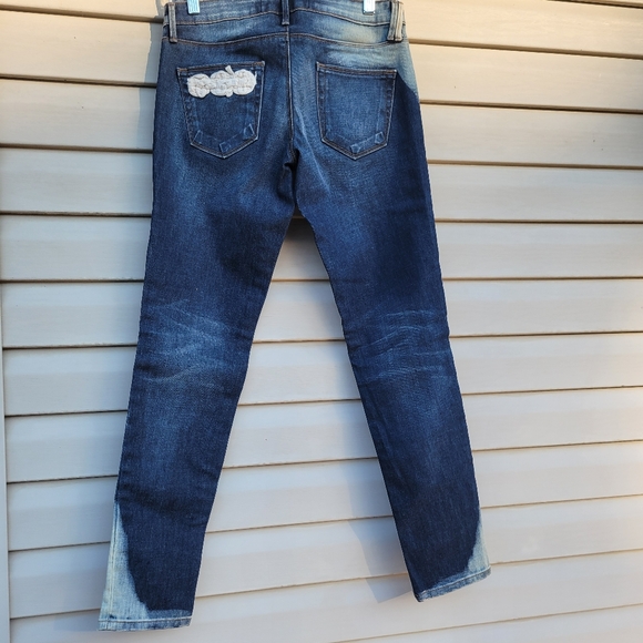 Artisan De Luxe for Free People Patchwork Embroidered Jeans size 27 - Picture 8 of 15
